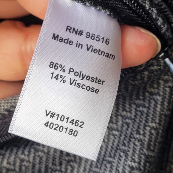 NEW Coldwater Creek Melange Boot Midi Skirt Dark Beige Size 10 Flare Zip Button - Picture 4 of 7